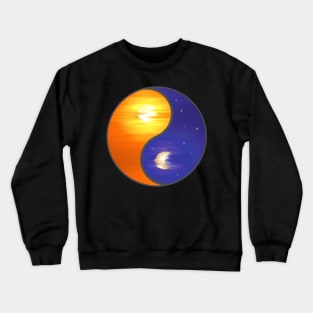 Yin Yang - Sun / Moon - Graphic Crewneck Sweatshirt